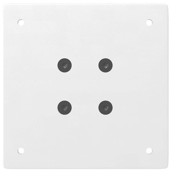 vidaXL Soffbordsben 4 st vit 110-112 cm stål