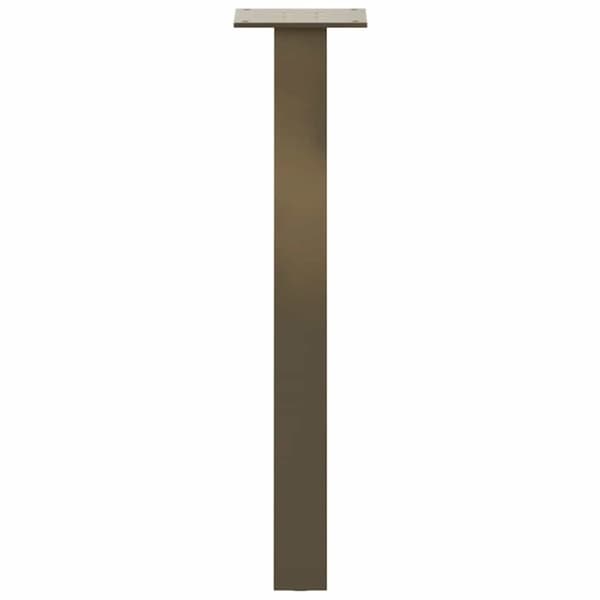 vidaXL Soffbordsben 4 st naturstål 42 cm stål
