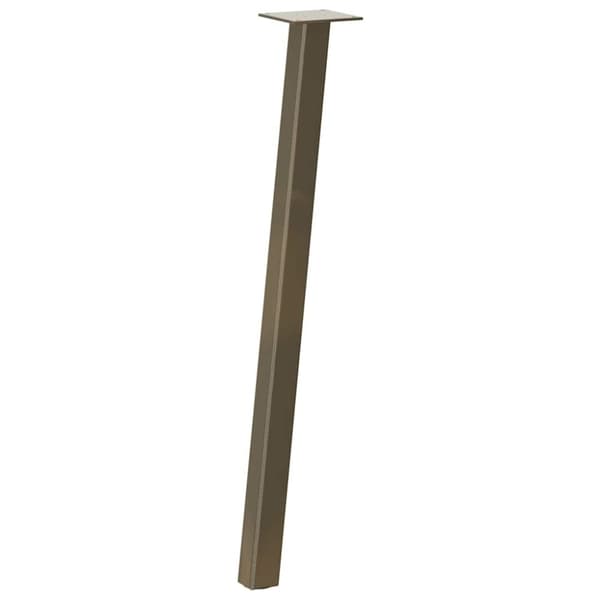 vidaXL Konsollbordben 4 stk naturstål 72 cm stål