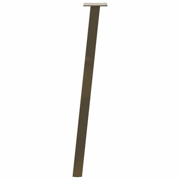 vidaXL Konsollbordben 4 stk naturstål 72 cm stål