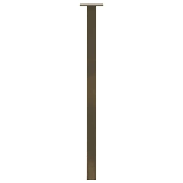vidaXL Konsollbordben 4 stk naturstål 72 cm stål