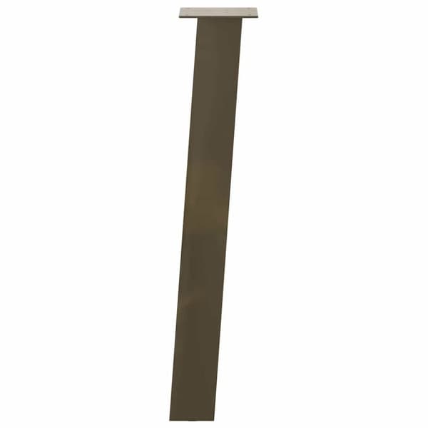 vidaXL Soffbordsben 4 st naturstål 72 cm stål