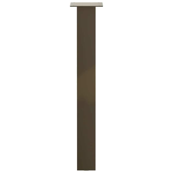 vidaXL Soffbordsben 4 st naturstål 72 cm stål