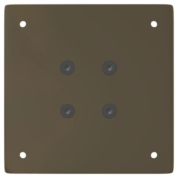 vidaXL Soffbordsben 4 st naturstål 72 cm stål