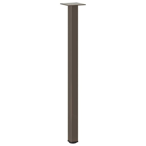 vidaXL Soffbordsben 4 st naturstål 72-74 cm stål
