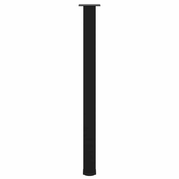 vidaXL Salongbordben 4 stk svart 110-112 cm stål