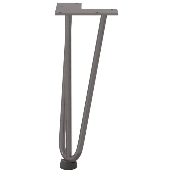 vidaXL Hiusneula jalat sohvapöydälle 4 kpl luonnonteräs 30cm umpiteräs