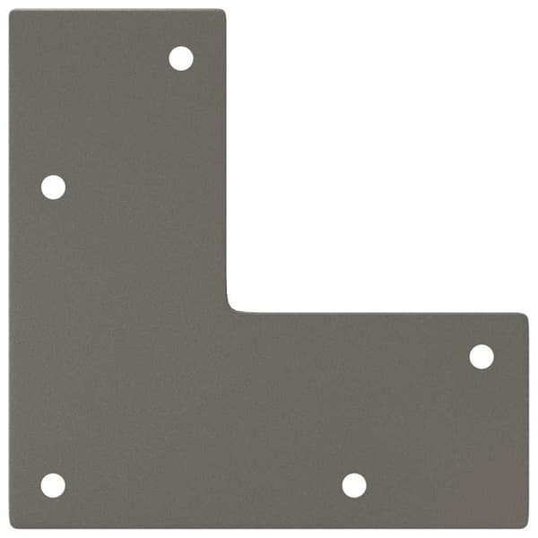 vidaXL Hårnålsben til salongbord 4 stk naturstål 20 cm massivt stål