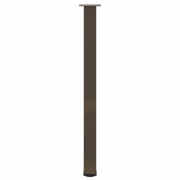 vidaXL Soffbordsben 4 st naturstål 110-112 cm stål