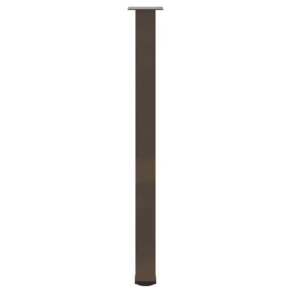 vidaXL Soffbordsben 4 st naturstål 110-112 cm stål