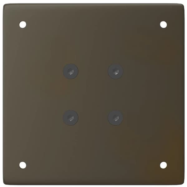 vidaXL Soffbordsben 4 st naturstål 110-112 cm stål
