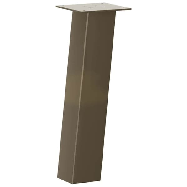 vidaXL Salongbordben 4 stk naturstål 30 cm stål