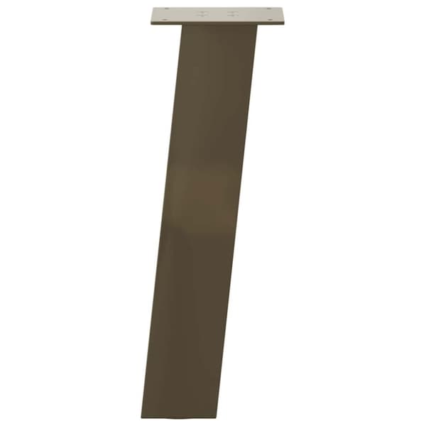 vidaXL Salongbordben 4 stk naturstål 30 cm stål