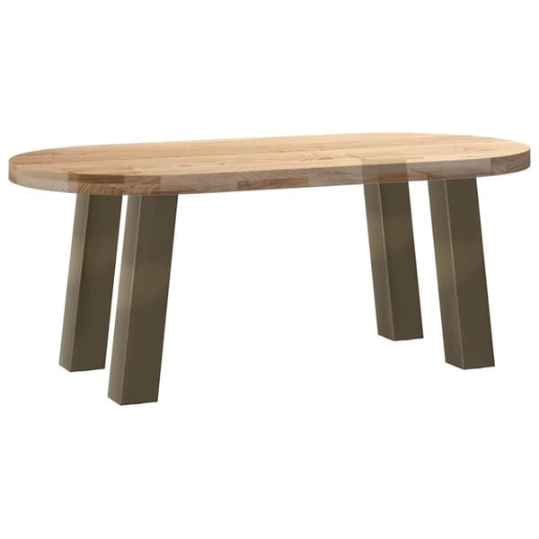 vidaXL Salongbordben 4 stk naturstål 30 cm stål