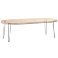 Miniatyrbillede 8 af 10: vidaXL Hårnåle bordben 4 stk. naturstål 72 cm massivt stål
