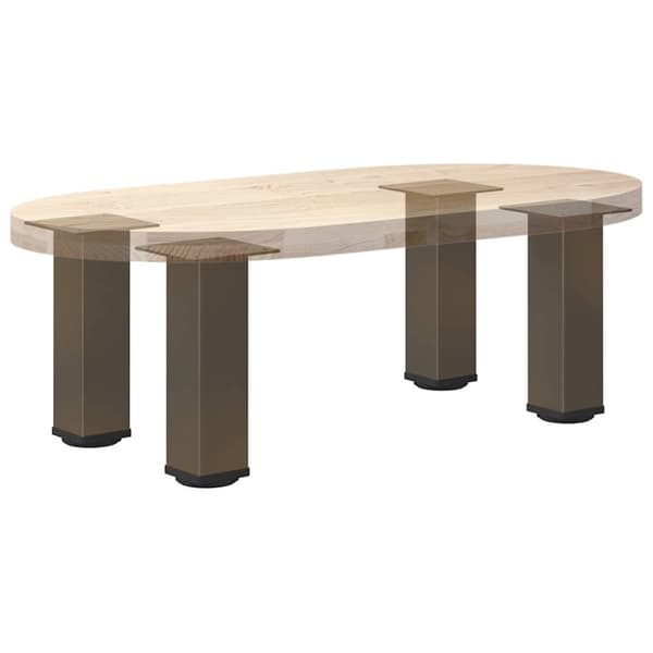 vidaXL sofabordben 4 stk. naturstål 30-32 cm stål
