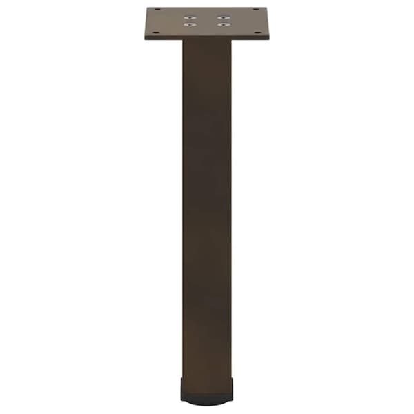 vidaXL Sohvapöydän jalat 4 kpl luonnonteräs 42-44 cm teräs
