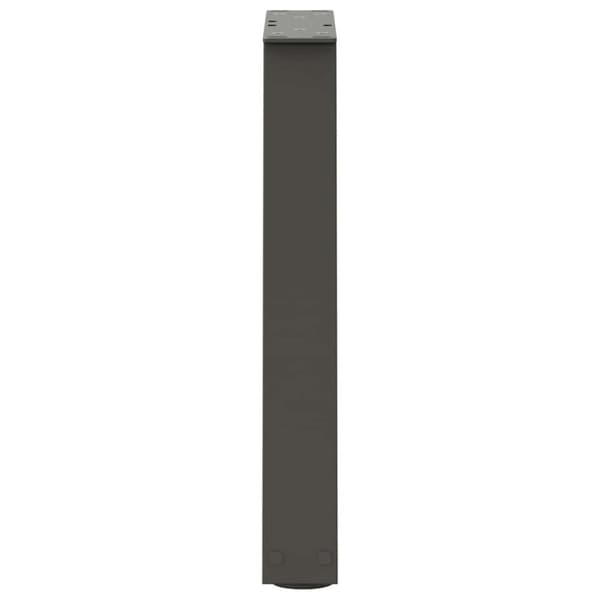 vidaXL Matbordsben V-formade 2 st antracit 38x(42-43,3) cm stål