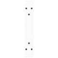 Miniatyrbilde 7 av 10: vidaXL Salongbordben V-formet 2 stk hvit 40x(30-31,3) cm stål