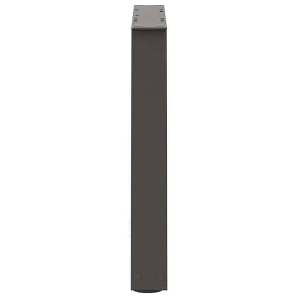vidaXL Ruokapöydän jalat V-muoto 2 kpl Antrasiitti 60x(42-43,3) cm