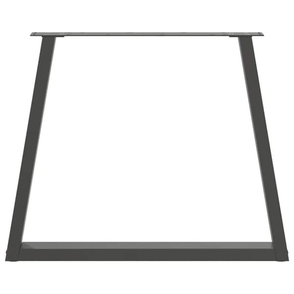 vidaXL Spisebordben V-formet 3 stk antrasitt 70 x (72-73,3) cm stål