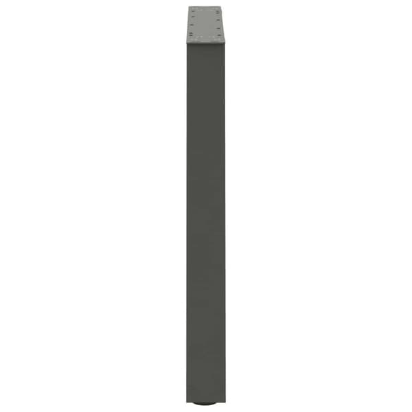 vidaXL Spisebordben V-formet 3 stk antrasitt 70 x (72-73,3) cm stål