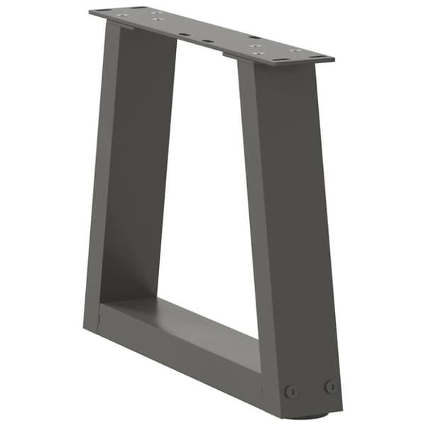 vidaXL Spisebordsben V-form 2 stk 30x(30-31,3) cm stål antracitgrå
