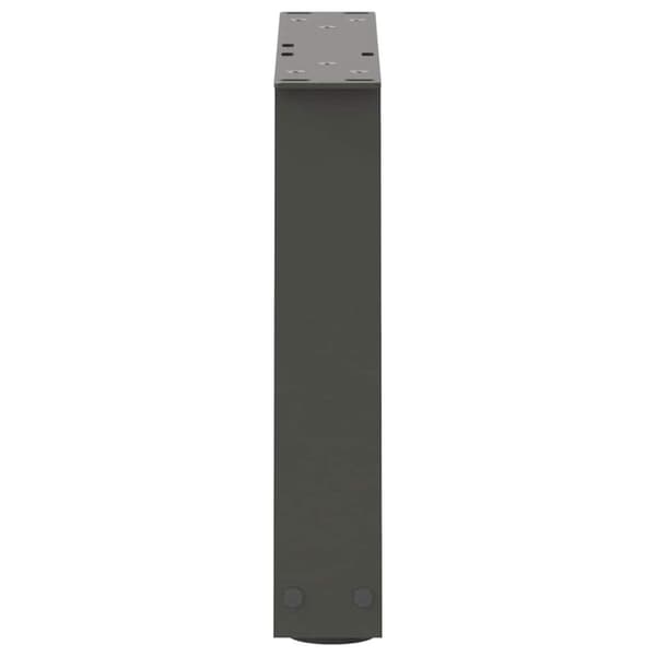 vidaXL Spisebordsben V-form 2 stk 30x(30-31,3) cm stål antracitgrå
