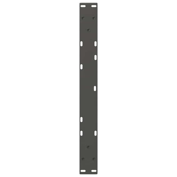vidaXL Matbordsben V-formade 2 st antracit 60x(42-43,3) cm stål