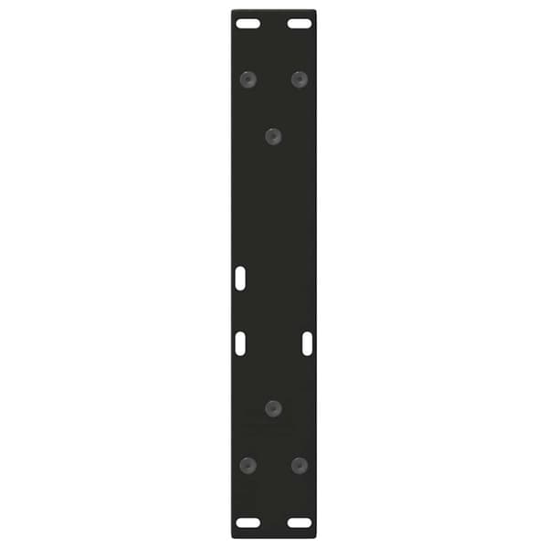 vidaXL Sohvapöydän jalat V-muotoiset 2 kpl musta 40x(30-31,3) cm teräs