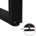 Pikkukuva 9 / 10: vidaXL Sohvapöydän jalat V-muotoiset 2 kpl musta 60x(30-31,3) cm teräs