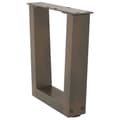 Miniatyrbilde 4 av 11: vidaXL Salongbordben V-formet 2 stk naturstål 40x(30-31,3) cm stål
