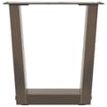 Miniatyrbilde 5 av 11: vidaXL Salongbordben V-formet 2 stk naturstål 40x(30-31,3) cm stål