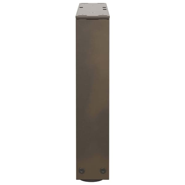 vidaXL Salongbordben V-formet 2 stk naturstål 40x(30-31,3) cm stål