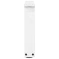 Miniatyrbilde 6 av 10: vidaXL Salongbordben V-formet 2 stk hvit 40x(30-31,3) cm stål