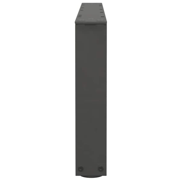 vidaXL Sohvapöydän jalat V-muotoiset 2 kpl antrasiitti 70x(30-31,3) cm teräs