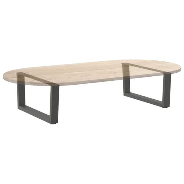 vidaXL Sohvapöydän jalat V-muotoiset 2 kpl antrasiitti 70x(30-31,3) cm teräs