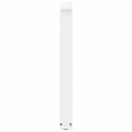 Miniatyrbilde 6 av 10: vidaXL Spisebordben V-formet 3 stk hvit 70 x (72-73,3) cm stål