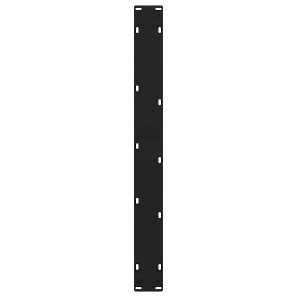 vidaXL Matbordsben V-formade 3 st svart 70x(72-73,3) cm stål