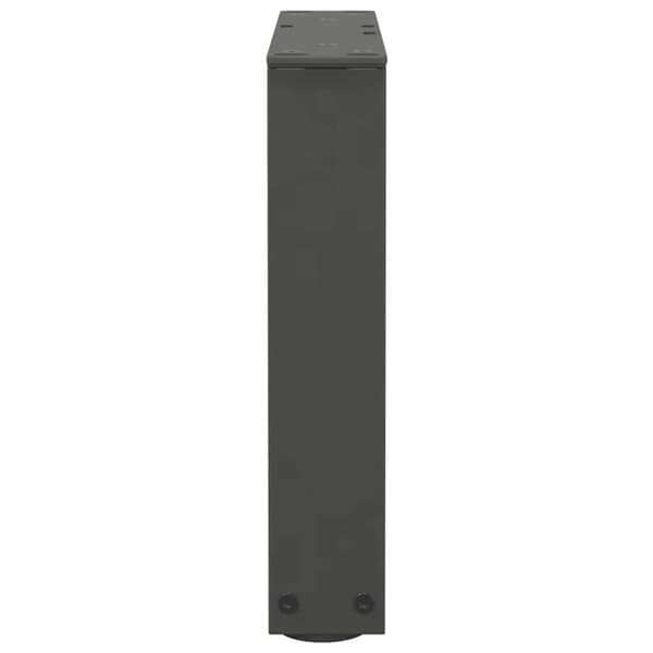 vidaXL Matbordsben V-formade 2 st antracit 30x(30-31,3) cm stål