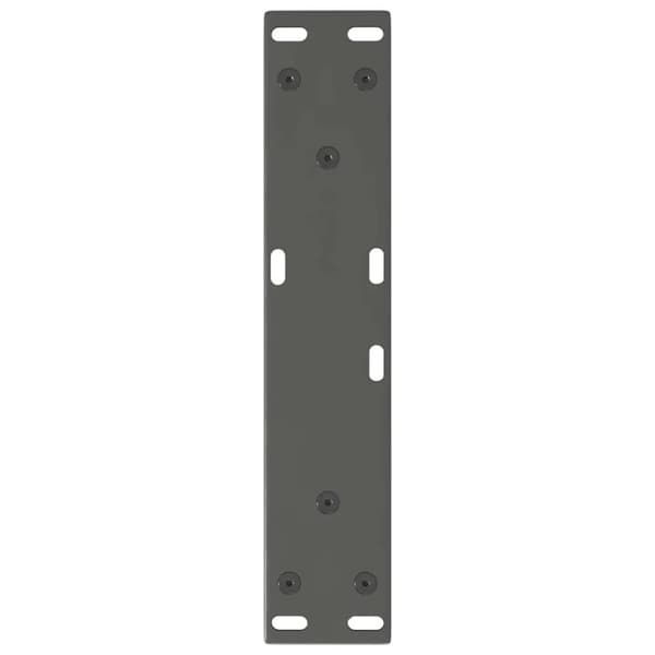 vidaXL Matbordsben V-formade 2 st antracit 30x(30-31,3) cm stål