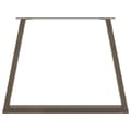 Miniatyrbilde 5 av 11: vidaXL Spisebordben V-formet 2 stk naturstål 90 x (72-73,3) cm stål