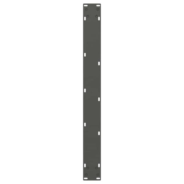 vidaXL Spisebordben V-formet 2 stk antrasitt 80 x (72-73,3) cm stål