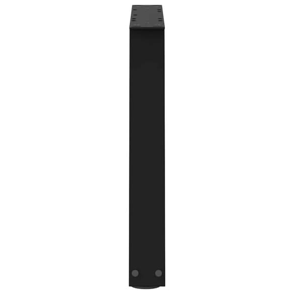 vidaXL Spisebordsben V-formet 2 stk. 60x(42-43,3) cm stål sort