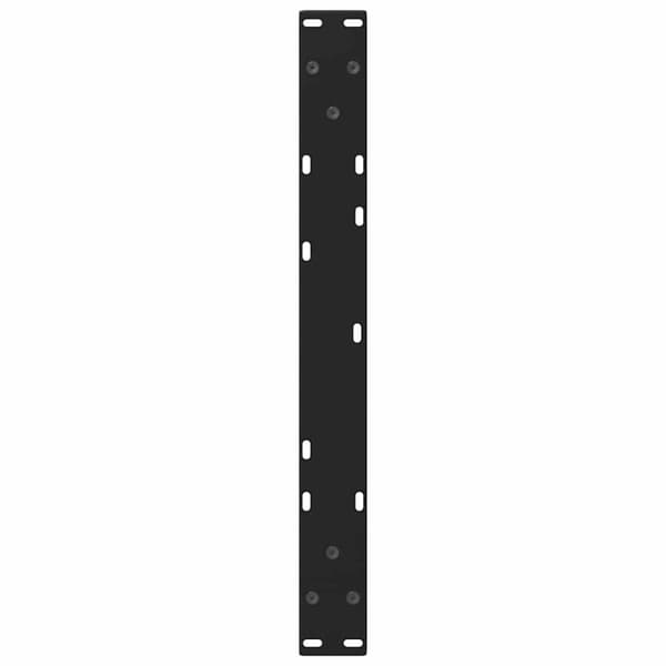 vidaXL Spisebordsben V-formet 2 stk. 60x(42-43,3) cm stål sort