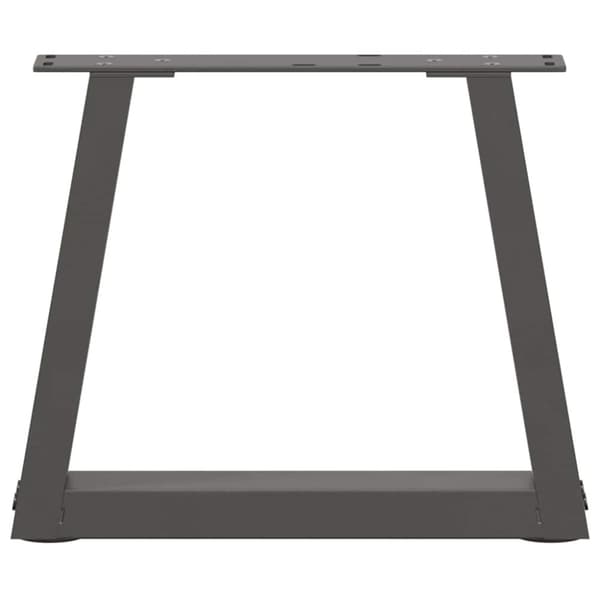 vidaXL Sohvapöydän jalat V-muotoiset 2 kpl antrasiitti 40x(30-31,3) cm teräs