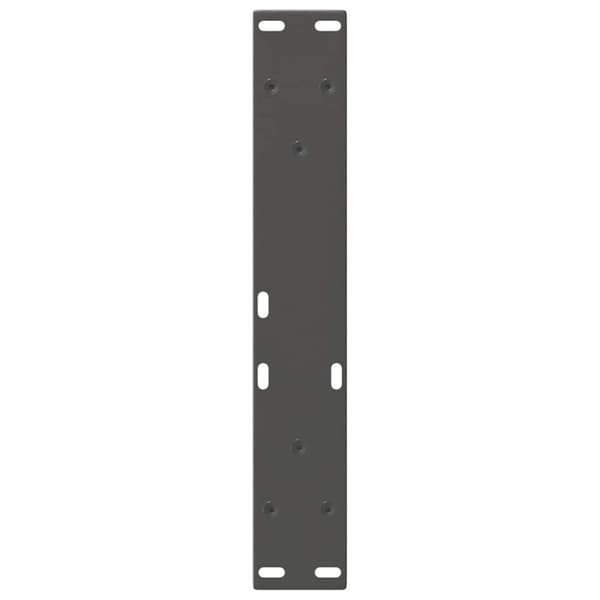 vidaXL Sohvapöydän jalat V-muotoiset 2 kpl antrasiitti 40x(30-31,3) cm teräs