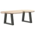 Pikkukuva 8 / 10: vidaXL Sohvapöydän jalat V-muotoiset 2 kpl antrasiitti 40x(30-31,3) cm teräs