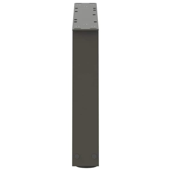 vidaXL Sohvapöydän jalat V-muotoiset 2 kpl antrasiitti 60x(30-31,3) cm teräs