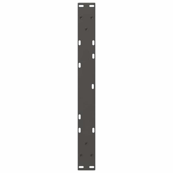 vidaXL Sohvapöydän jalat V-muotoiset 2 kpl antrasiitti 60x(30-31,3) cm teräs